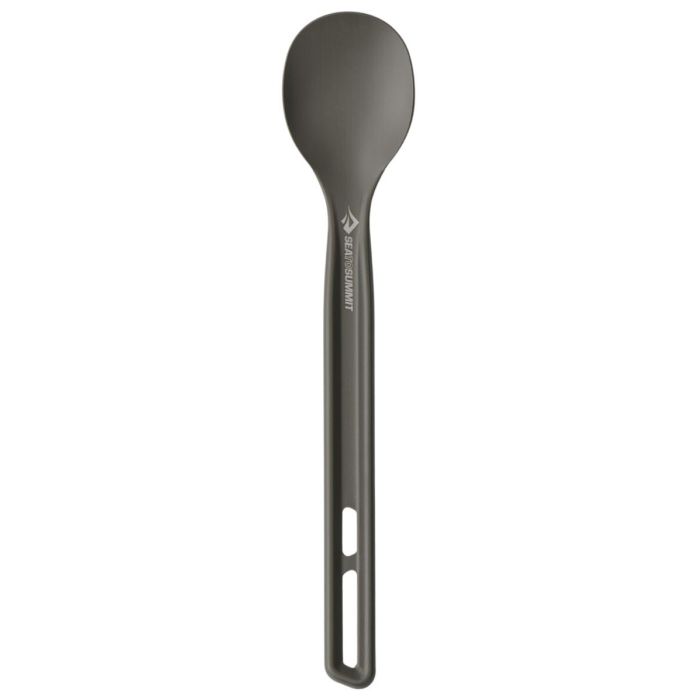 Sea to Summit Frontier UL Long Handle Spoon Aluminium Hard Anodised Grey